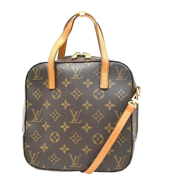 LOUIS VUITTON Spontini 2Way Shoulder Hand Bag Monogram Leather M47500 34EF098 - Picture 1 of 16